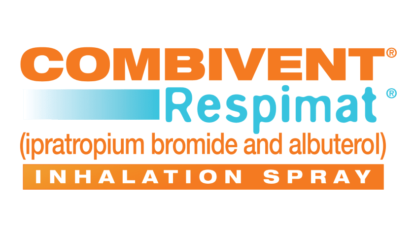 Combivent Respimat ipratropium bromide and albuterol inhalation spray logo